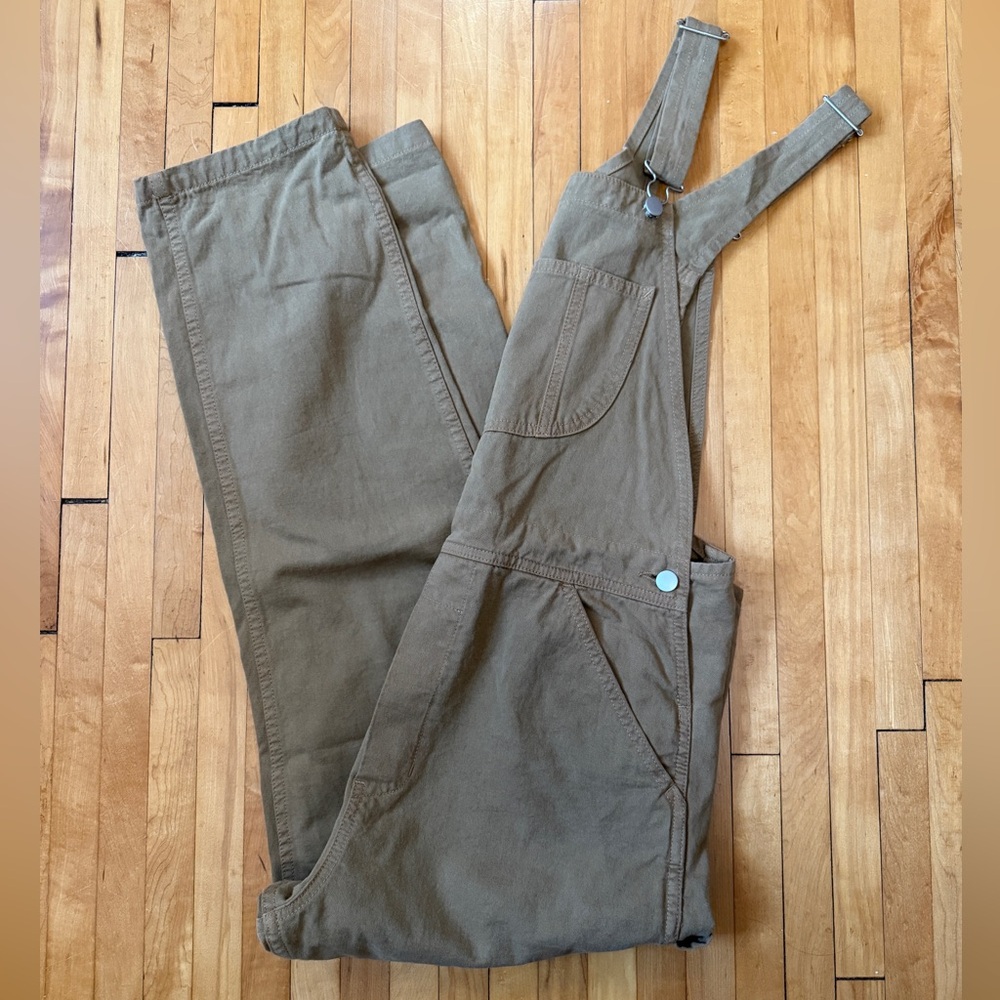 NWOT Ozma of California Standard Overalls, Deadstock Twill, Khaki Small